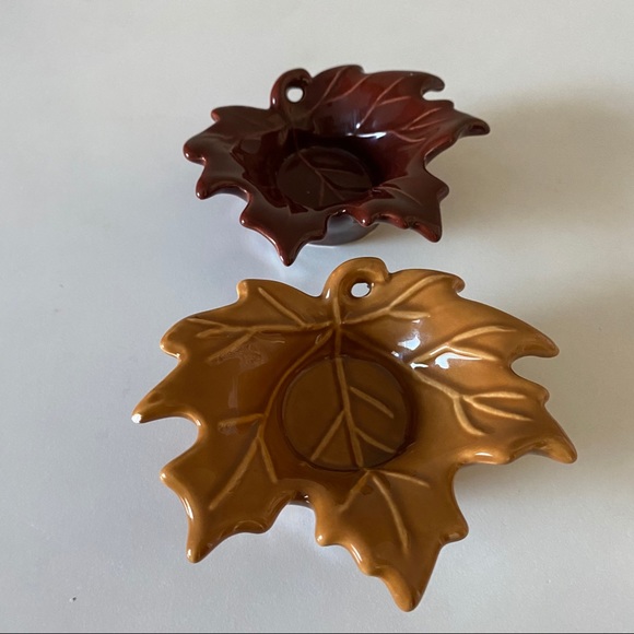 Autumn leaves candle holder - Picture 2 of 6